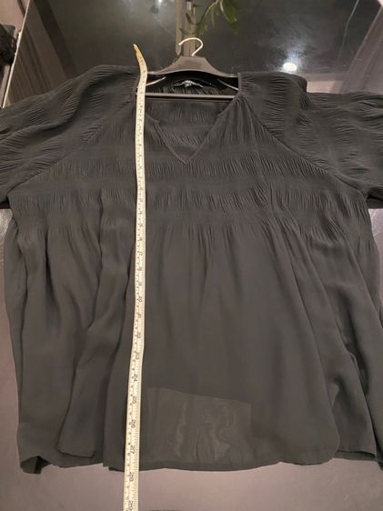 จีวองชี่ เสื้อ เนื้อผ้าไหมชีฟอง สภาพใหม่เอี่ยม รูปที่ 7