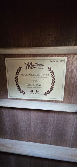 Acoustic Electric St Matthaw OM-1E Plus รูปที่ 14