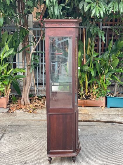 ตู้โชว์ไม้สักเก่าโบราณ รูปที่ 10