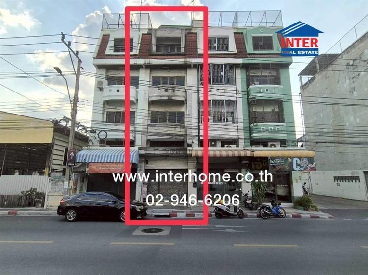 อาคารพาณิชย์ 4.5 ชั้น 17 ตร.ว. อาคารพาณิชย์ ซอยโชคชัย4 ซอย65 ใกล้โรงพยาบาล โชคชัย4 ฝั่งตรงข้าม Mini Big C เขตลาดพร้าว กรุงเทพมหานคร