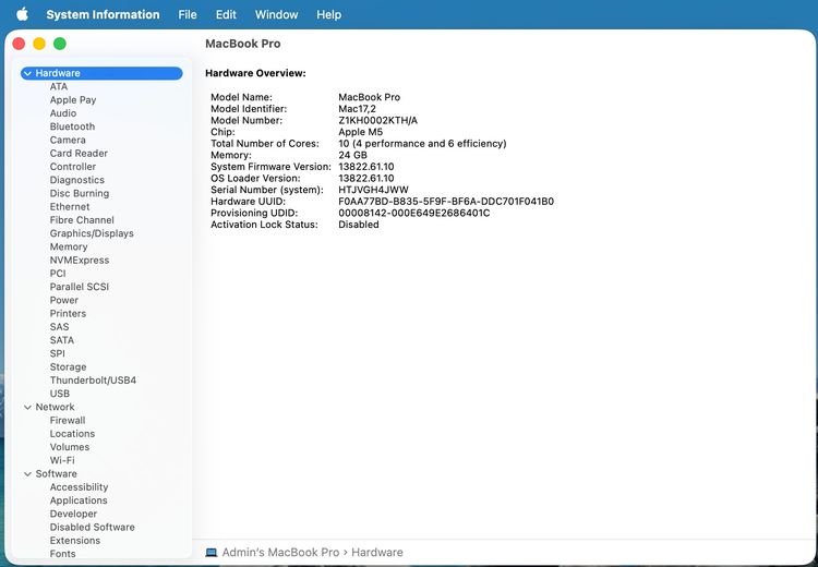 MacBook Pro 14” M5 RAM24 SSD512GB สี Space Black รูปที่ 3