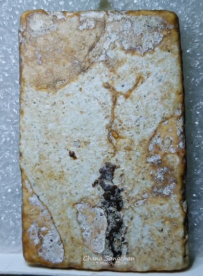 พระสมเด็จบางขุนพรหมพิมพ์สังฆาฏิ พระลงกรุเนื้อจัดผ่านการใช้งาน เป็นพระสภาพหายากมีเอกลักษณ์เฉพาะองค์ รูปที่ 16