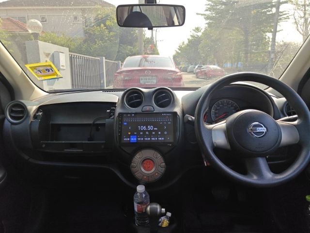 Nissan March 2012 1.2 V Sedan เบนซิน ไม่ติดแก๊ส เกียร์อัตโนมัติ ม่วง รูปที่ 3