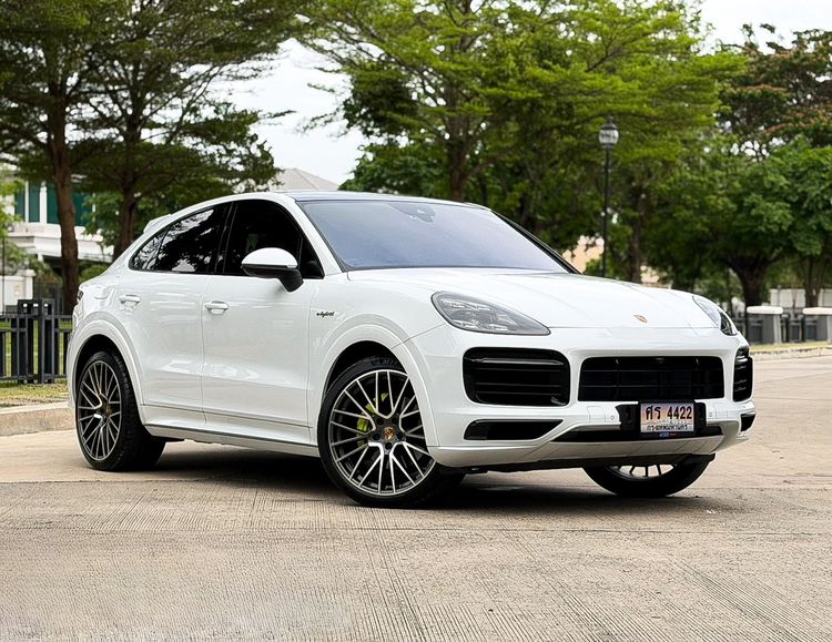 Porsche Cayenne 2020 3.0 E-Hybrid Coupé 4WD Sedan ปลั๊กอินไฮบริด (PHEV) ไม่ติดแก๊ส เกียร์อัตโนมัติ ขาว รูปที่ 3