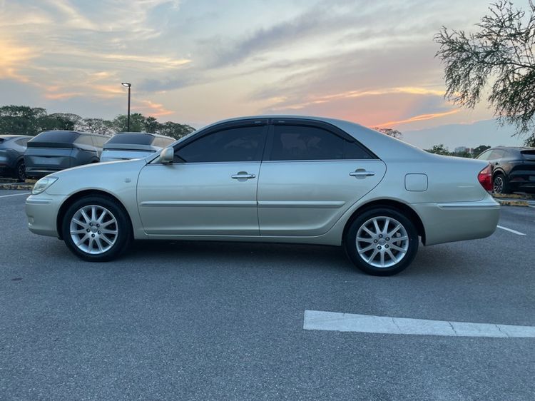 Toyota Camry 2004 2.4 Q Sedan เบนซิน ไม่ติดแก๊ส เกียร์อัตโนมัติ บรอนซ์ทอง รูปที่ 4