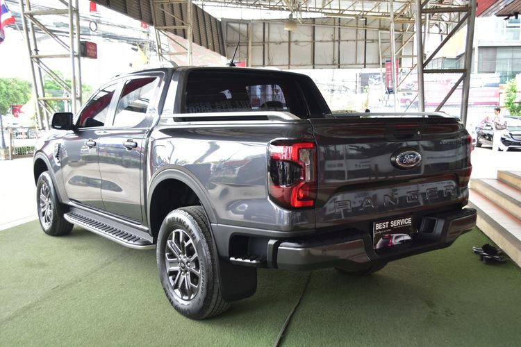 Ford Ranger 2024 2.0 Hi-Rider Wildtrak Pickup ดีเซล ไม่ติดแก๊ส เกียร์อัตโนมัติ เทา รูปที่ 4