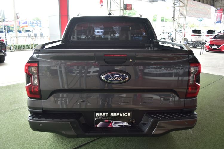 Ford Ranger 2024 2.0 Hi-Rider Wildtrak Pickup ดีเซล ไม่ติดแก๊ส เกียร์อัตโนมัติ เทา รูปที่ 3