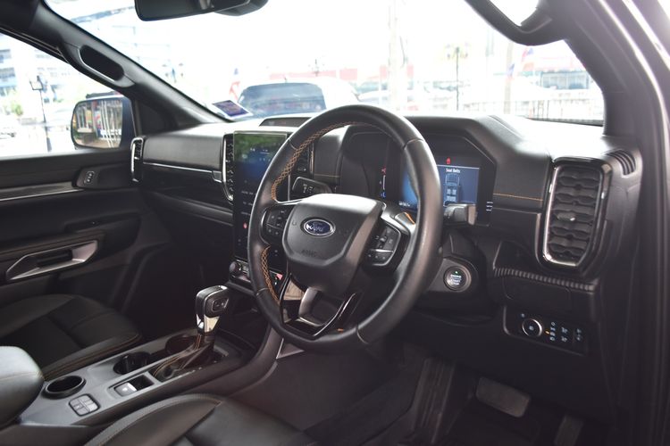 Ford Ranger 2024 2.0 Hi-Rider Wildtrak Pickup ดีเซล ไม่ติดแก๊ส เกียร์อัตโนมัติ เทา รูปที่ 4