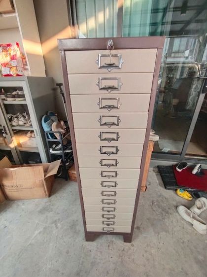 เหล็ก ตู้ 15 ลิ้นชักมือสองพร้อมใช้