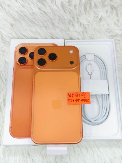 ขาย Iphone 17 Pro Max. 512 GB  สีส้ม เครื่อไม่มือ1แกะเช็คเครื่องเฉยๆ ประกัน1ปีเต็ม ยังไม่ได้แอค   รูปที่ 5