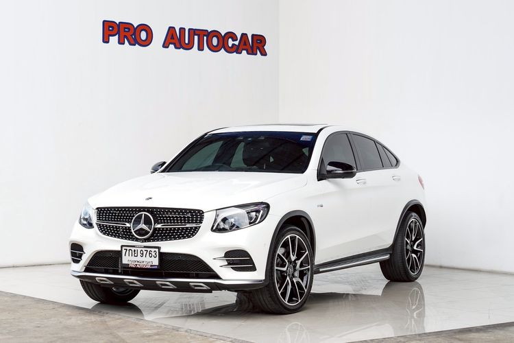 Mercedes-Benz GLC-Class 2018 GLC43 Utility-car เบนซิน ไม่ติดแก๊ส เกียร์อัตโนมัติ ขาว