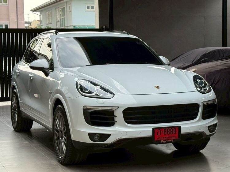 Porsche Cayenne 2017 3.0 S E-Hybrid Platinum Edition 4WD Utility-car ปลั๊กอินไฮบริด (PHEV) ไม่ติดแก๊ส เกียร์อัตโนมัติ ขาว รูปที่ 2