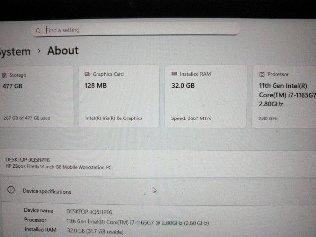 HP Zbook รูปที่ 7