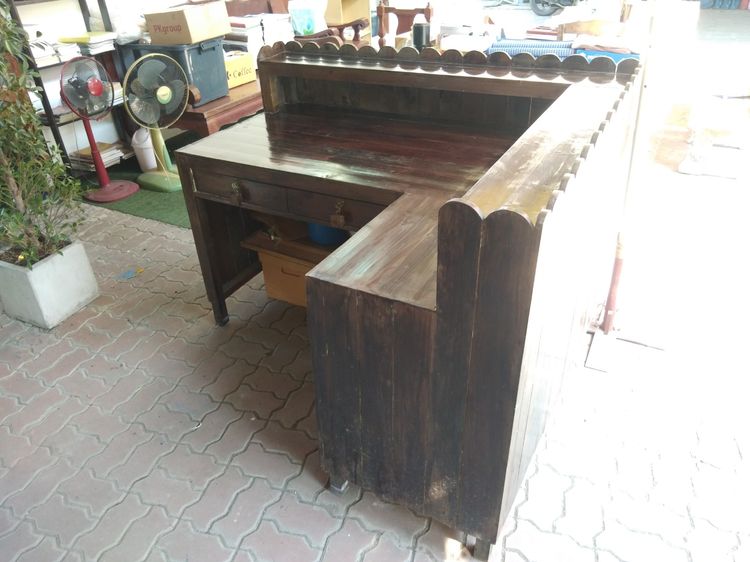 เคาเตอร์ไม้ ขายกาแฟ เครื่องดื่ม รูปที่ 2