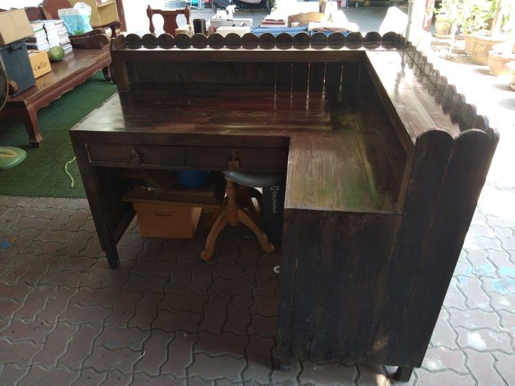 เคาเตอร์ไม้ ขายกาแฟ เครื่องดื่ม รูปที่ 3