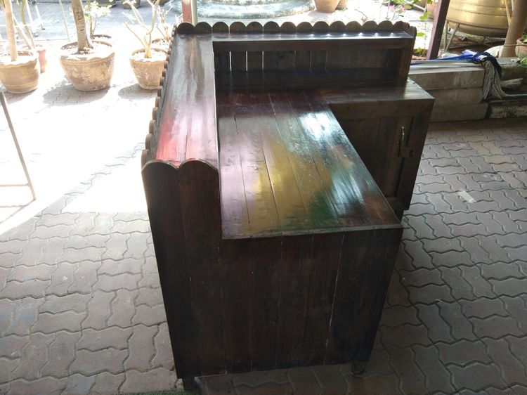 เคาเตอร์ไม้ ขายกาแฟ เครื่องดื่ม รูปที่ 4