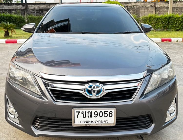 Toyota Camry 2013 2.5 HV Sedan ไฮบริด ไม่ติดแก๊ส เกียร์อัตโนมัติ เทา รูปที่ 2