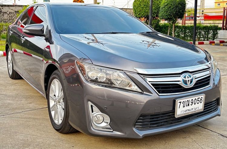 Toyota Camry 2013 2.5 HV Sedan ไฮบริด ไม่ติดแก๊ส เกียร์อัตโนมัติ เทา รูปที่ 3