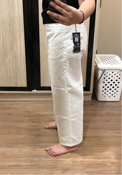 ขาว Merge - Signature Jeans 01 Basic Colors - สี Ivory - XL (พร้อมส่ง)