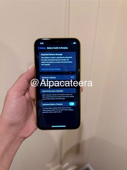 iPhone 11 64 GB สีเหลือง เครื่องใช้เอง รูปที่ 3