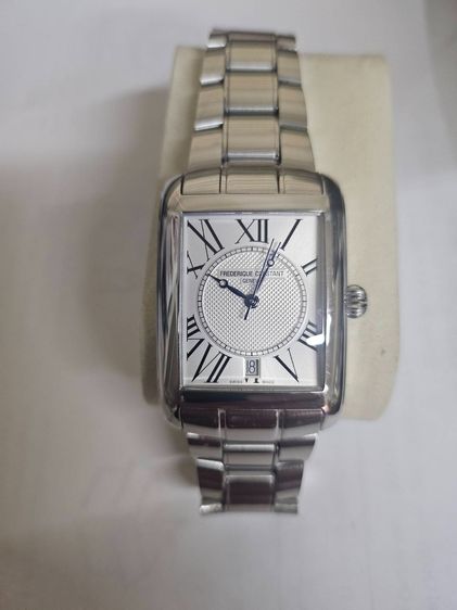 ขายนาฬิกาข้อมือ Frederique Constant Classic Carre Quartz Movement Silver Dial Men's Watches สภาพใช้น้อย รูปที่ 9