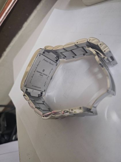 ขายนาฬิกาข้อมือ Frederique Constant Classic Carre Quartz Movement Silver Dial Men's Watches สภาพใช้น้อย รูปที่ 6