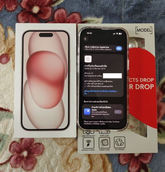 128 GB iphone 15 128GB สีชมพู