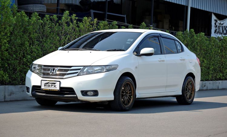 รถ Honda City 1.5 S CNG สี ขาว