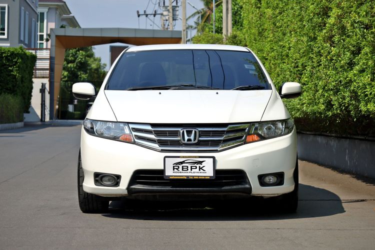 Honda City 2013 1.5 S CNG Sedan เบนซิน ไม่ติดแก๊ส เกียร์อัตโนมัติ ขาว รูปที่ 3