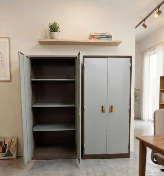 เหล็ก ตู้ 2 บานเปิด งานมือสองพร้อมใช้