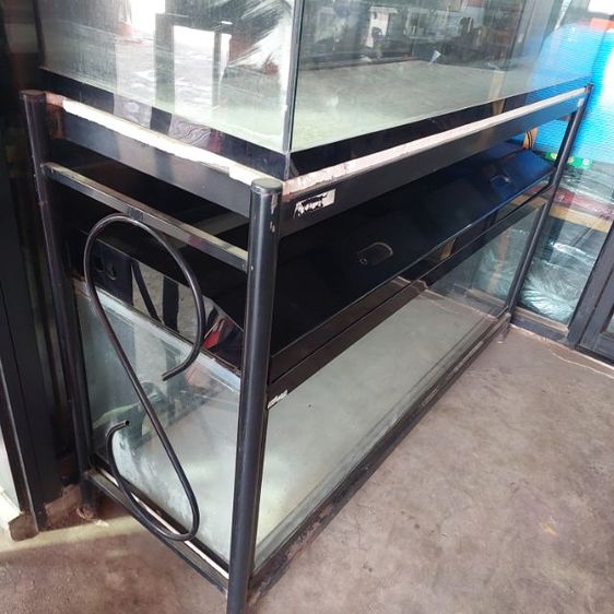 ตู้ปลากระจก 60นิ้ว ขายเหมาสองตู้ พร้อม ชั้นวางเหล็ก สภาพดีตู้ใหญ่สะใจ รูปที่ 4