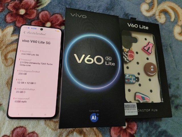 Vivo V60 Lite สีชมพู รูปที่ 4