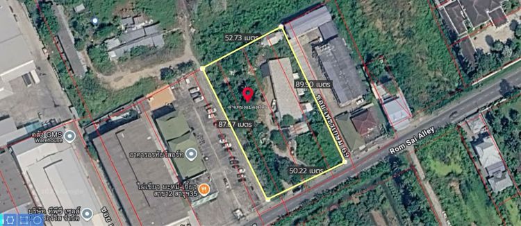 ขายที่ดินแปลงใหญ่ ฝั่งธน ทำเลเชื่อม 2 เส้นหลัก