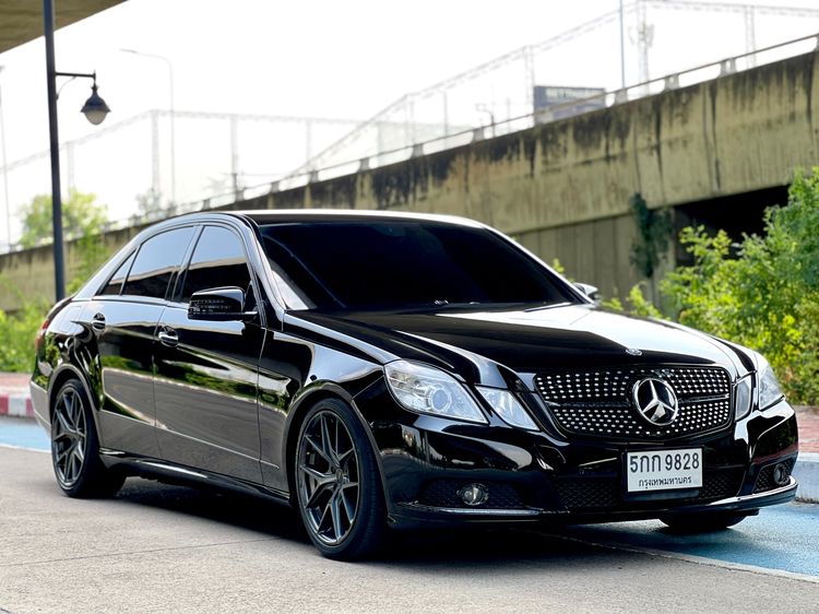 Mercedes-Benz E-Class 2010 E200 CGI Sedan เบนซิน ไม่ติดแก๊ส เกียร์อัตโนมัติ ดำ รูปที่ 3
