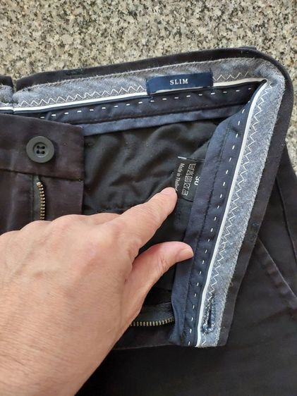 กางเกงชิโนมือสองไม่ยืด ไซส์ 30 ทรงสลิม รูปที่ 3