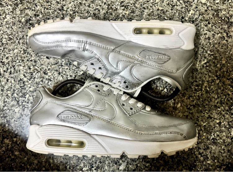 Nike Air Max 90 SP Metallic Silver เบอร์44.5 รูปที่ 2
