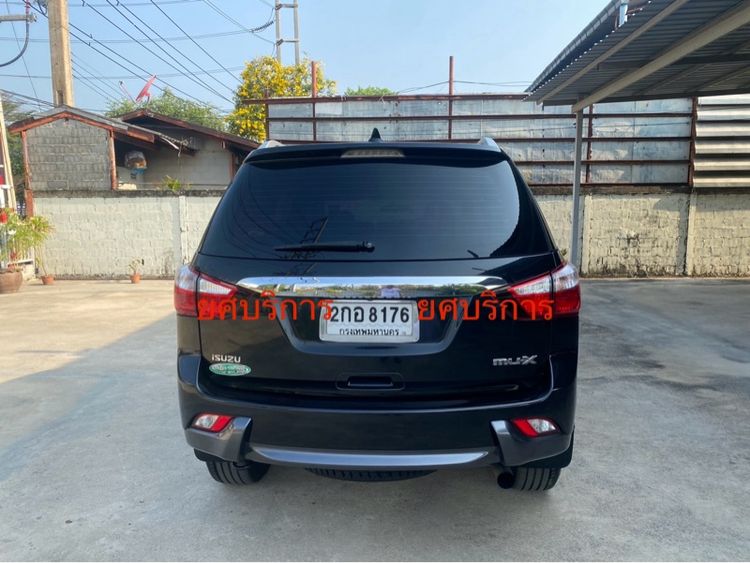 Isuzu MU-X 2014 3.0 Sedan ดีเซล ไม่ติดแก๊ส เกียร์อัตโนมัติ ดำ รูปที่ 4