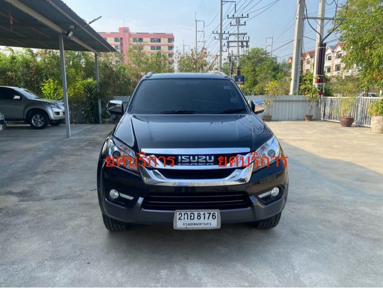 Isuzu MU-X 2014 3.0 Sedan ดีเซล ไม่ติดแก๊ส เกียร์อัตโนมัติ ดำ