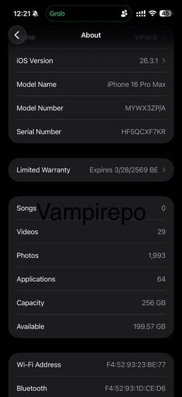 iPhone 16 ProMax 256GB สีทะเลทราย รูปที่ 7