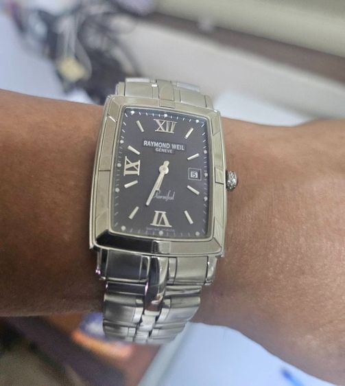 ลดราคา-ขายนาฬิกาข้อมือ Raymond Parsifal  Weil Man in Steel 9341-ST-00607 สภาพดีใช้น้อย รูปที่ 6