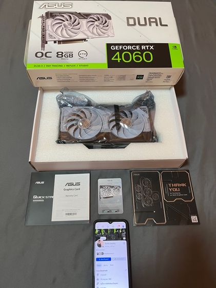 การ์ดจอ ASUS RTX 4060 8GB White มีกล่อง มีประกันศูนย์ไทย รูปที่ 7