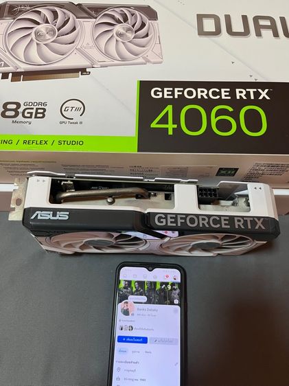 การ์ดจอ ASUS RTX 4060 8GB White มีกล่อง มีประกันศูนย์ไทย รูปที่ 3