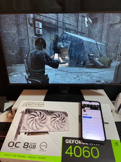 การ์ดจอ ASUS RTX 4060 8GB White มีกล่อง มีประกันศูนย์ไทย รูปที่ 6