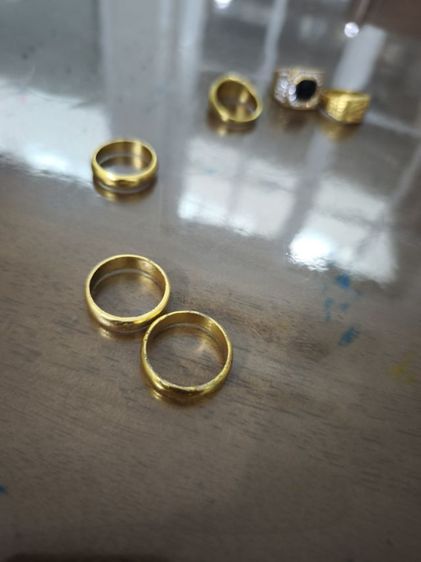 แหวนเกียงแบบเนียนกลมไม่มีรงดรายของแท้เลเซอร์เจ้ลี่