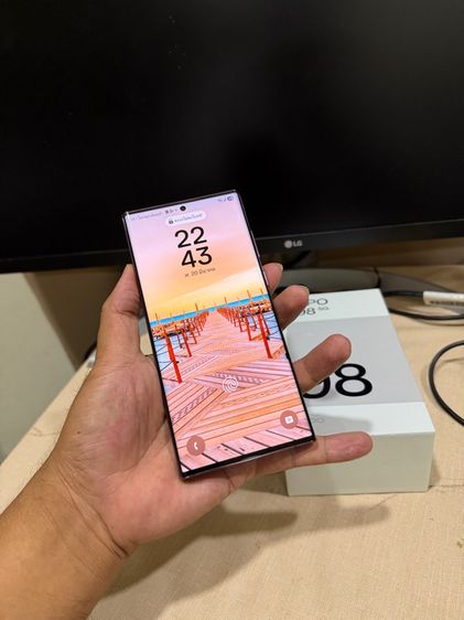 Samsung S22 Ultra 128GB Burgundy โดยรวมสวย เดิมๆ จอแท้ลื่น ใช้งานปกติ สอบถามำด้คัฟ รูปที่ 2