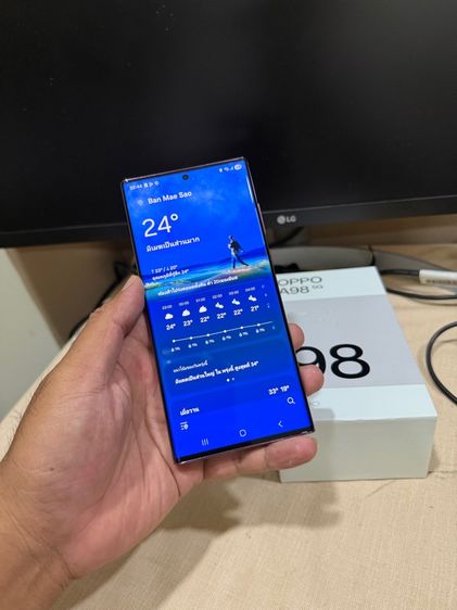 Samsung S22 Ultra 128GB Burgundy โดยรวมสวย เดิมๆ จอแท้ลื่น ใช้งานปกติ สอบถามำด้คัฟ รูปที่ 6