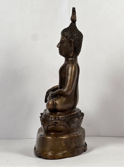 พระบูชาสิงห์สามเชียงแสน หน้าตักกว้าง 2.5 นิ้ว สูง 6.5 นิ้ว รูปที่ 4