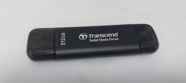 ขาย SSD พกพา Transcend External SSD smallest ESD310C 512GB สีดำ มือสอง สภาพภายนอก 98 เปอร์เซ็นต สภาพการทำงานปรกติ รูปที่ 3