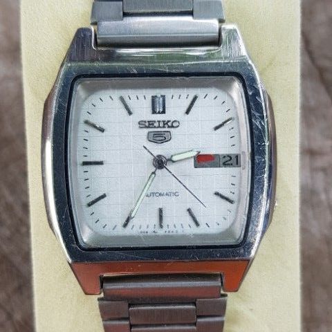 เงิน สแตนเลส นาฬิกาSEIKOออโต้