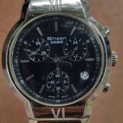 เงิน สแตนเลส CASIO ใส่ถ่าน